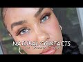 NATURAL CONTACT LENSES FOR DARK BROWN EYES! TTDEYE review + discount