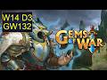 ⚔️ Gems of War: Guild Wars Week 14 Day 3, GW 132 | 5/0 Attempt and Finishing Doom ⚔️