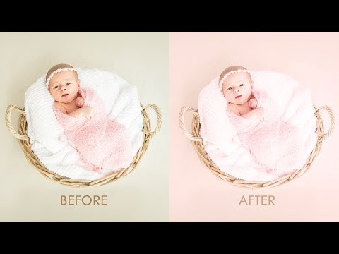 Newborn Color Processing - Baby Photo Editing Photoshop Tutorial [PSD + Action Included]