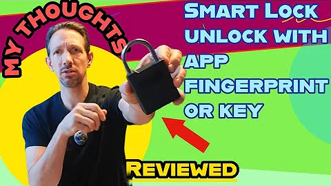 eLinkSmart Fingerprint Padlock Unboxing and Review 🔐 | Best Smart Lock for Outdoor Security!