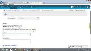 Cargar documentos en Chamilo