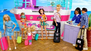 Familia Barbie Vacaciones de Verano en Crucero - Nueva Piscina de Chelsea