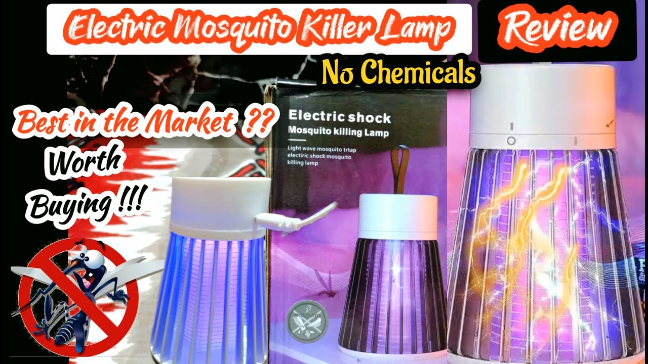 Electric Mosquito Killer Lamp, Unboxing, No Chemicals,  Product Review