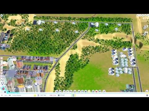 SimCity источник воды, чистка загрязнения и падение метеорита