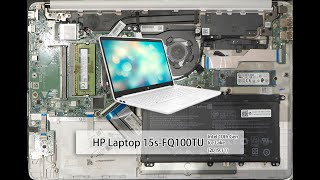 HP Laptop 15s-fq1009TU 拆機 (2019.10 機型)