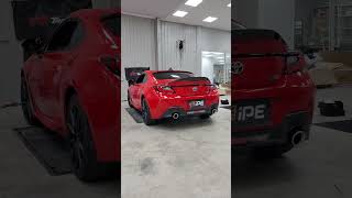 With the waves of iPE Exhaust system’s roaring, let’s dance together-Equipped on SUBARU brz