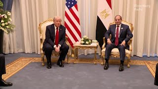 Trump Meets with Egypt's President on Gaza Peace Deal (FULL)