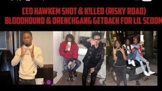 CEO HawkEm Shot & K!lled (Risky Road) BloodHound & DrenchGang GetBack For Lil Scoom