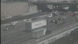 1 dead in Sandy Springs I-285 eastbound crash involving semi-truck, officials say