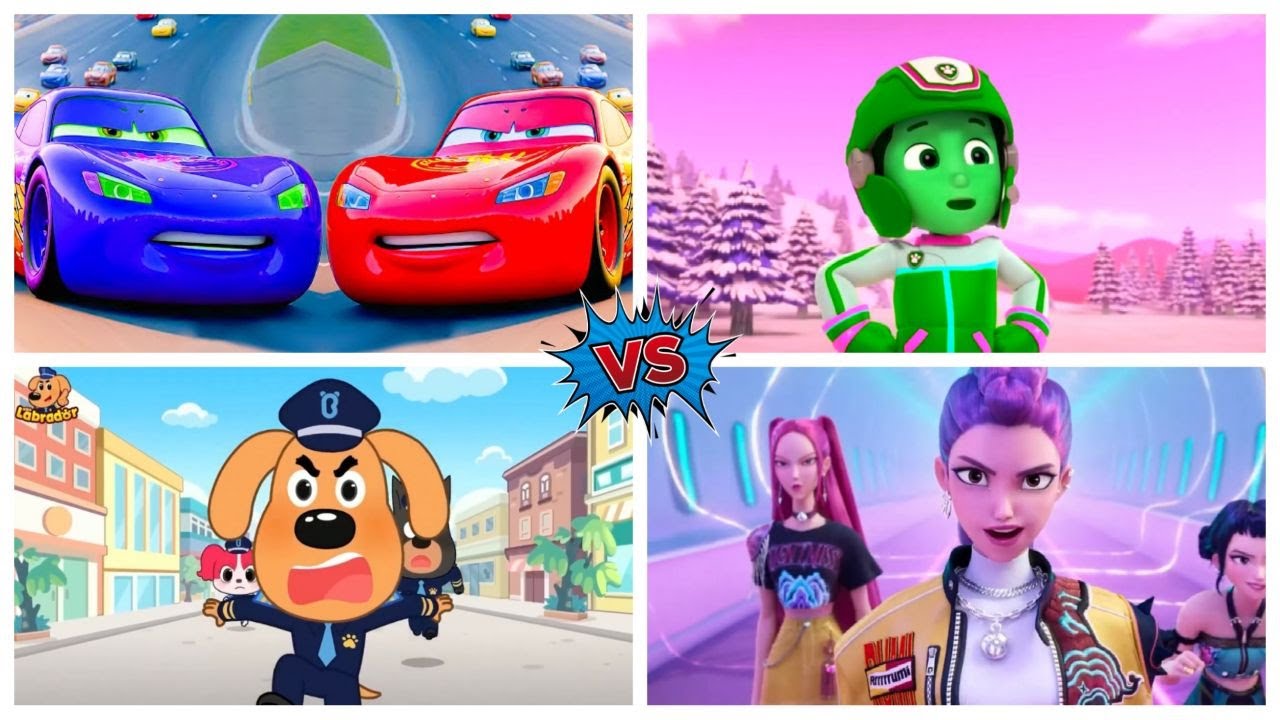 TILES HOP K-POP DEMON HUNTERS 🆚 SHEFF LABRADOR EDM RUSH 🆚 PAW PATROL 🆚 MCQUEEN