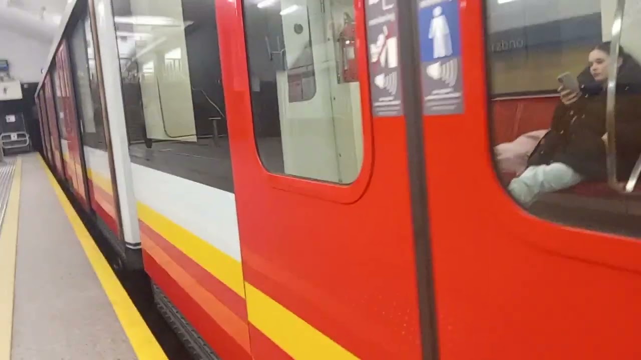 Poland, Warsaw, Blue Line ride from Wierzbno to pole mokotowskie 