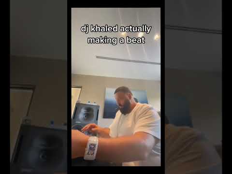 DJ Khaled making a fire Beat #shorts