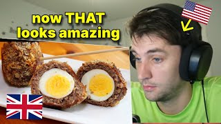 American reacts to 9 British Dishes Everyone Should Try