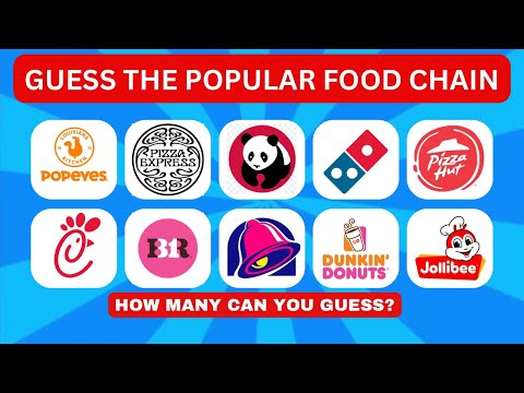 Ultimate Food Chain Logo Quiz Challenge