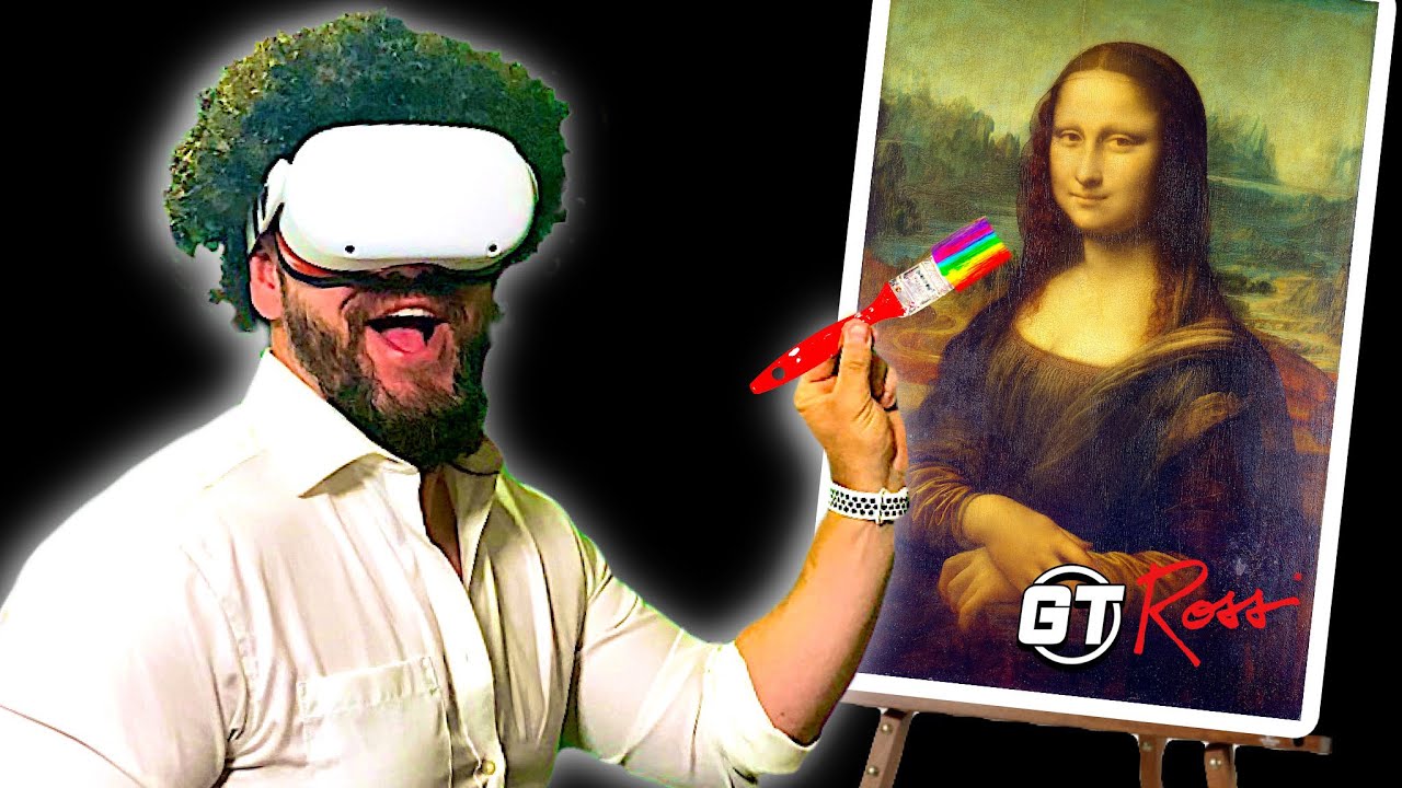 Bob Ross VR Painting Masterclass Oculus Quest 2 LINK Vermillion VR