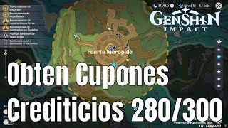 Obtain Credit Coupons 280/300 - Fontaine - Genshin Impact
