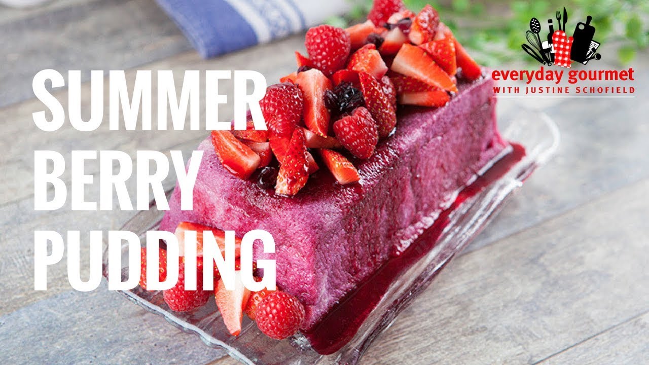 dråbe hvis du kan Glorious Summer Berry Pudding | Everyday Gourmet S7 E12 - YouTube