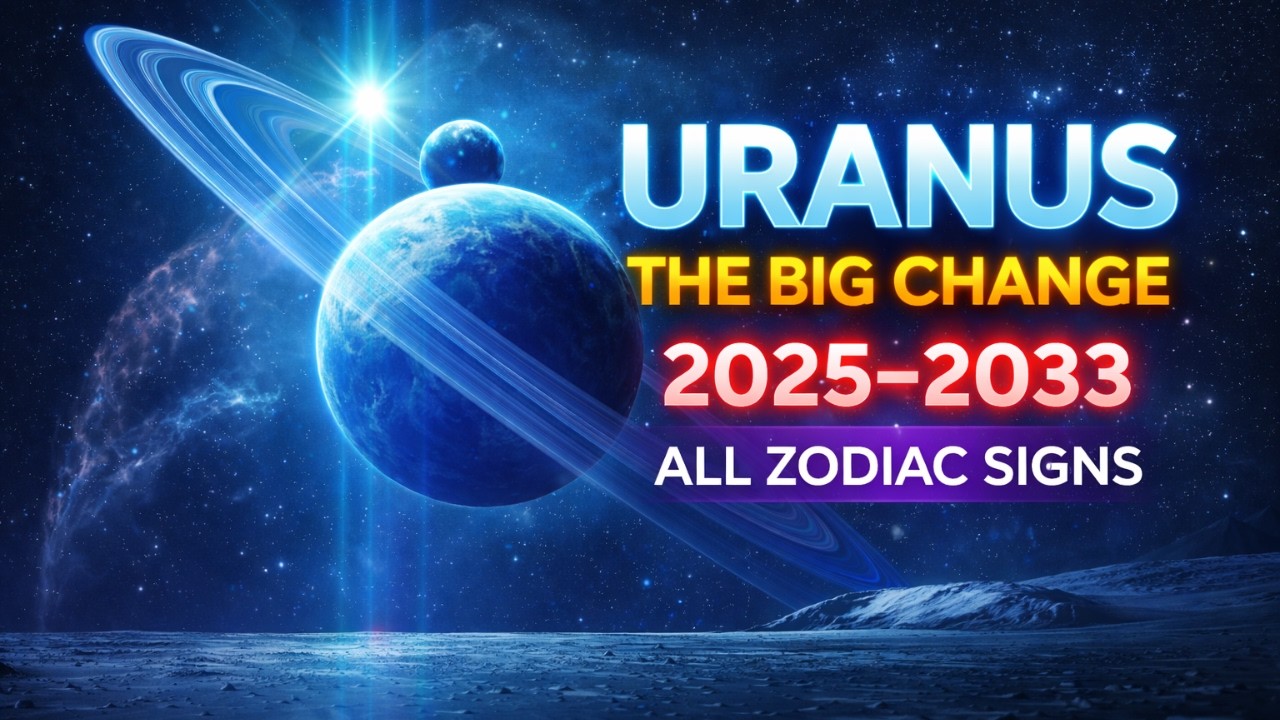 Uranus 2025–2033 — The Big Change Coming for Every Zodiac Sign