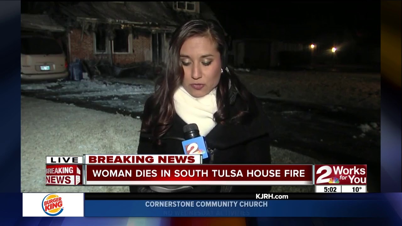Woman killed in South Tulsa house fire - YouTube