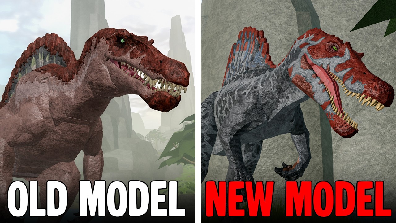 DINOSAUR SIMULATOR: Old vs New Movie Spinosaurus Comparison