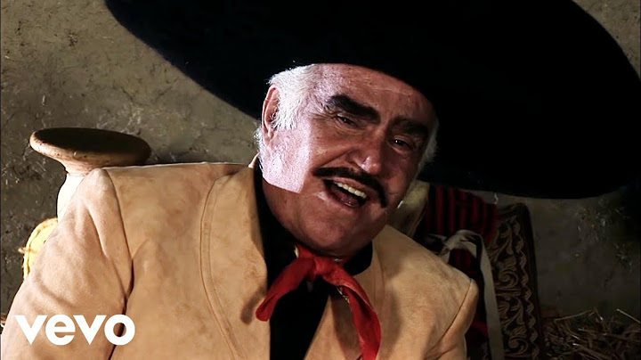 Vicente Fernández - Qué Bonito Amor (Video Clip)