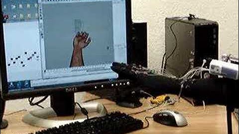 Motion Capture System Prototype [12 sensors and maya client]