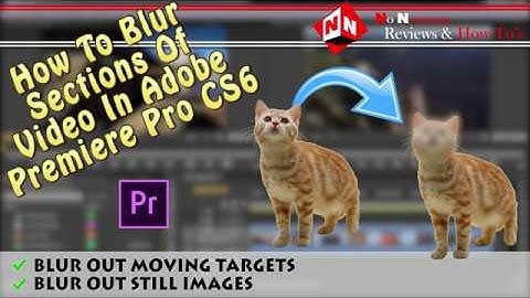 How To Blur Out Sections Of Video Using Adobe Premiere Pro CS6