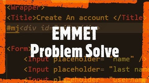 Emmet Not Working in Visual Studio Code | Emmet Solution #vs_code  #by   @What