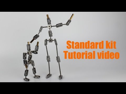 Tutorial video for building the standard armature kit from CINESPARK