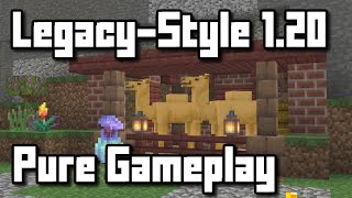 2+ Hours of Legacy Console-Style Minecraft 1.20 Gameplay (No Commentary) — Ancient Valley Excavation