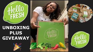 HELLO FRESH UNBOXING| Is it worth the money?| PLUS GIVEAWAY!