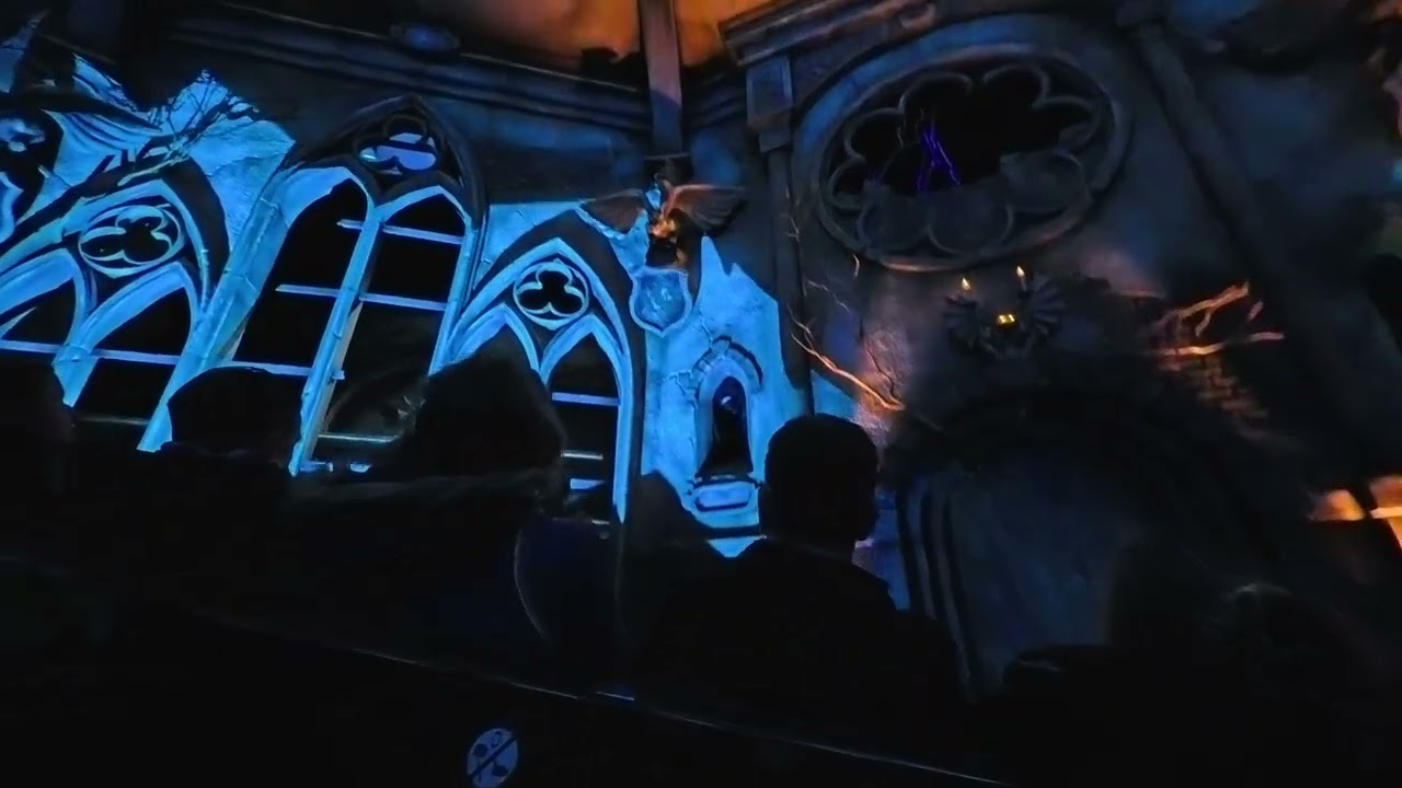 4K Efteling  Danse macabre bank 1 rij 2 ONRIDE  13-3-2025