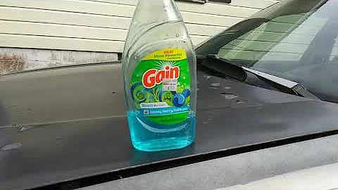 Is it OK to wash tires with dish soap?