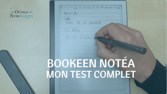 Notéa, le bloc-notes numérique et connecté de Bookeen - WeAreMobians