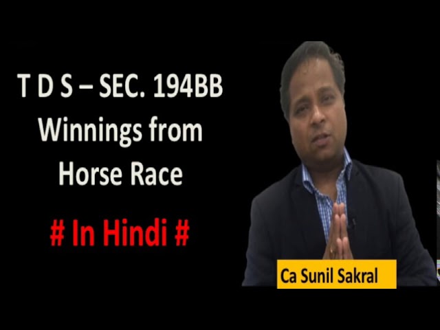 What is TDS on Horse Race Sec 194BB ?