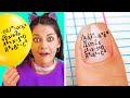 10 FUNNY DIY SCHOOL HACKS! || Back To School Hacks by 123 Go! Genius