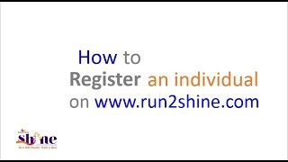 How to Register for SHINE 2018 (Individual)