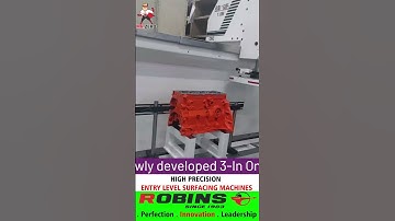 Robins Cylinder head surfacing machine - Low cost series #robinsmachines #boringmachines