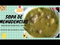 Sopa con partes de pollo o  menudencias 🍲 Recetas de cocina  fácil y rápido