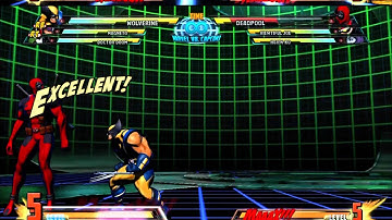 MvC3 Wolverine combos with disruptor assist