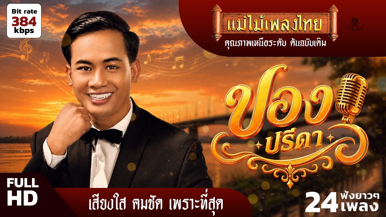 เปิดคลังเพลงดัง ปอง ปรีดา 24 เพลงฟังยาวๆ #แม่ไม้เพลงไทย #เพลงดังต้นฉบับ