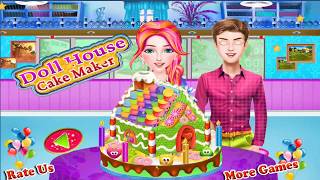 Doll House Cake Maker Kids Games screenshot 4