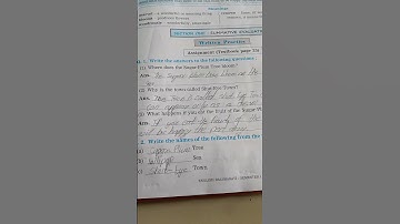 3rd class English workbook 11  The sugar plum tree question answer