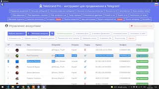 TeleGrand - Работа с аккаунтами и прокси screenshot 1