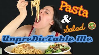 Amber from Da RoomMates Pasta  & Salad ? Mukbang eating show