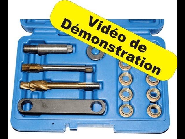 ECD Germany Kit Guide Outil de Réparation - Filetage Étrier de Frein - M9 x  1,25 - Boulon de Guidage 16-piéces - Outils de Réparation pour Voiture :  : Bricolage