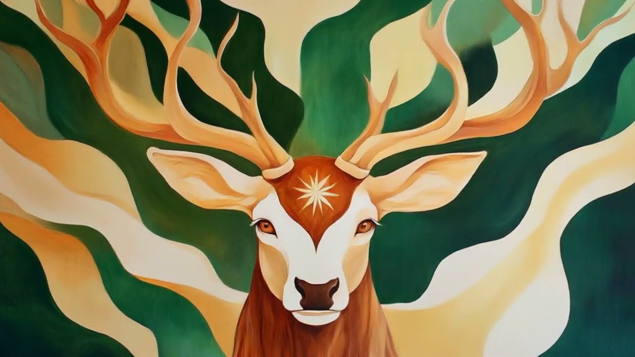 Cerbul cu stea în frunte  de  Vasile Militaru (melodie)   4K