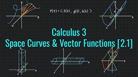 Vector-Valued Functions for Curves in Space | Calculus 3 [2.1]