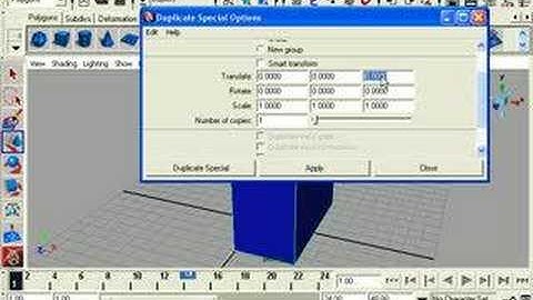 Maya Tutorial : 1 Mirror geometry