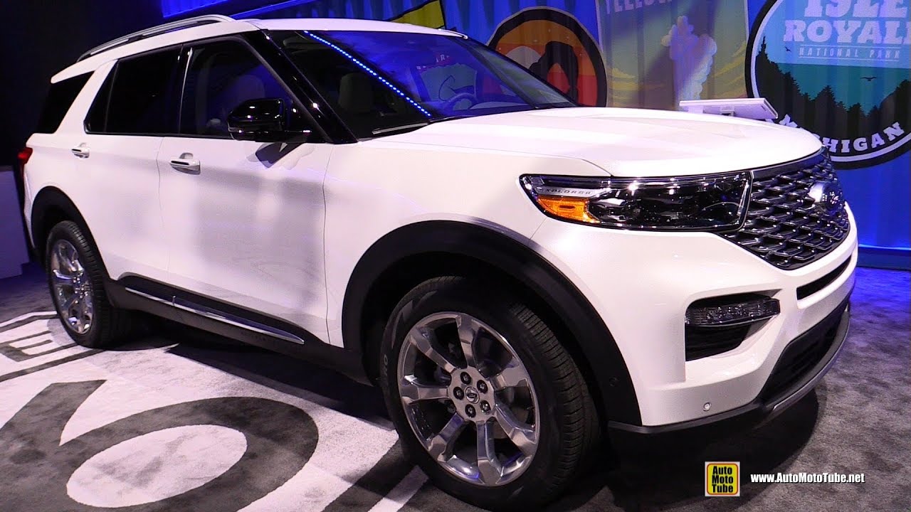 2020 Ford Explorer Platinum Exterior And Interior Walkaround Debut At Detroit Auto Show 2019